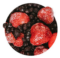 Fruta congelada
